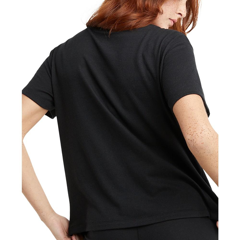 Women's Relaxed V-Neck T-Shirt商品第2张图片规格展示
