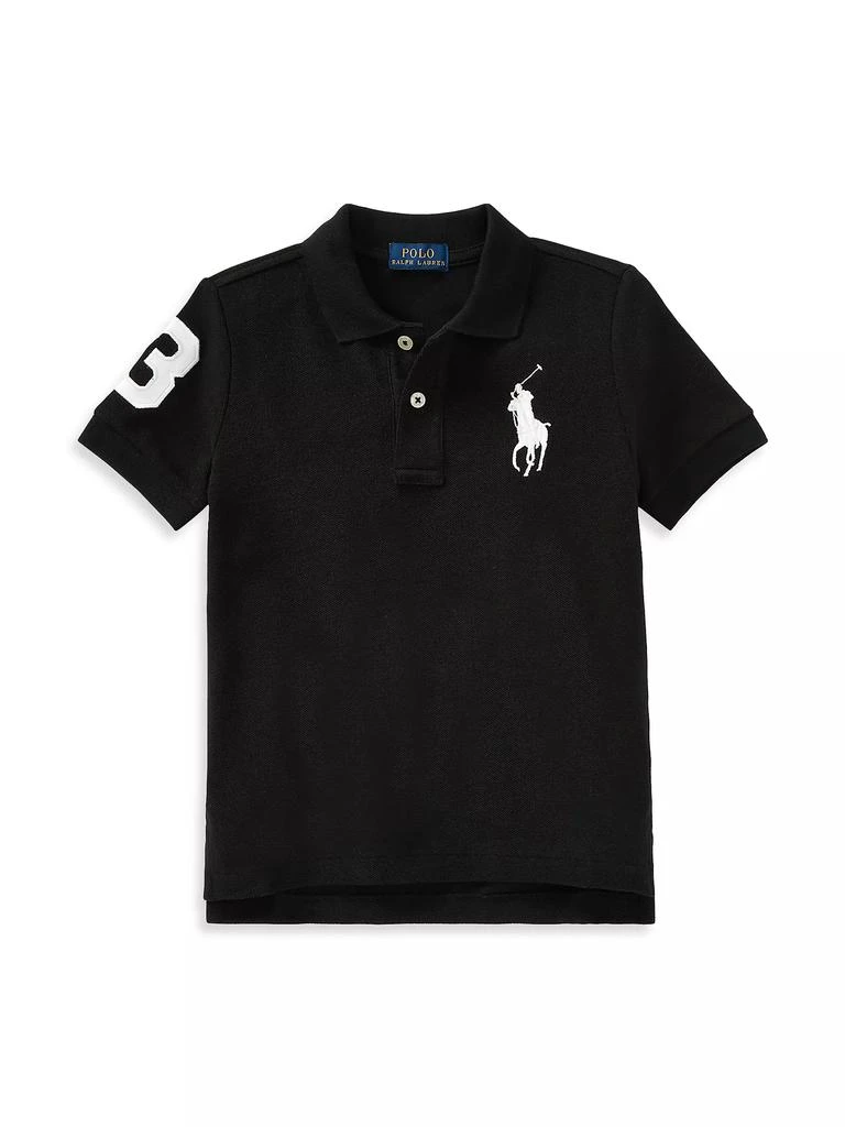 商品Ralph Lauren|​Big Pony Cotton Mesh Polo,价格¥411,第1张图片