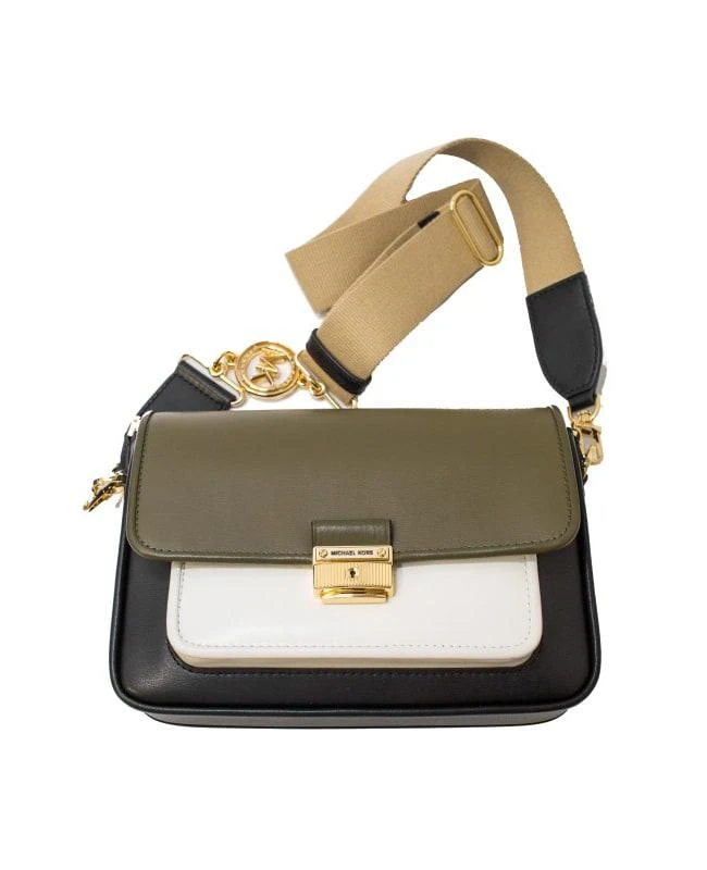 商品Michael Kors|Michael Kors Brandshaw Medium Color-Block Leather Women's Crossbody Bag 30T1G2BM2L-315,价格¥1005,第5张图片详细描述