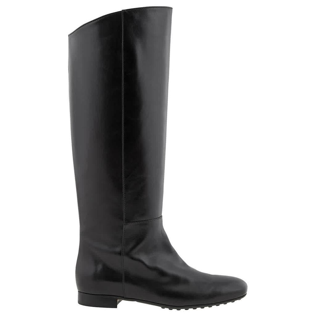 商品Tod's|Ladies Black Leather Knee-high Boots,价格¥4207,第1张图片