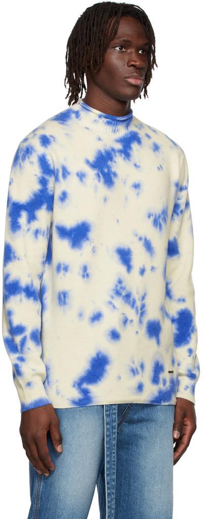 商品We11done|Off-White Tie-Dye Sweater,价格¥1956,第4张图片详细描述