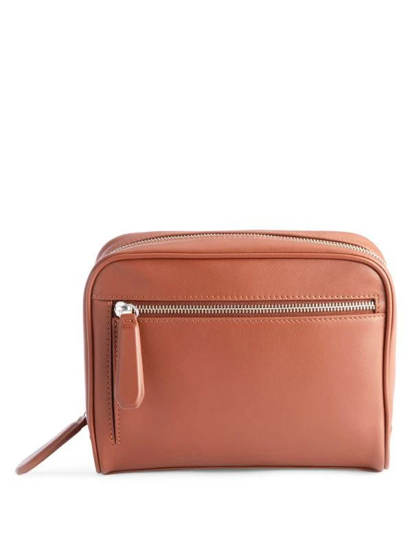 商品ROYCE New York|Genuine Leather Zip Toiletry Bag,价格¥1103,第2张图片详细描述