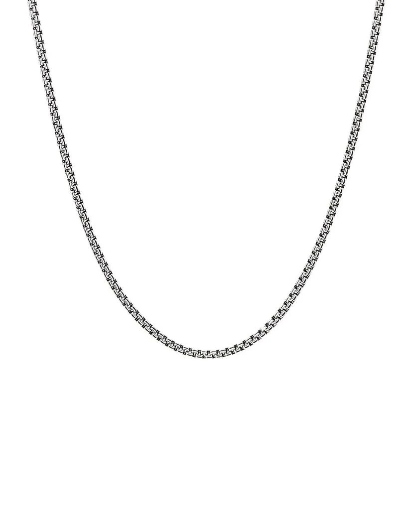 商品David Yurman|Sterling Silver Small Double Box Chain Necklace, 24",价格¥2723,第1张图片