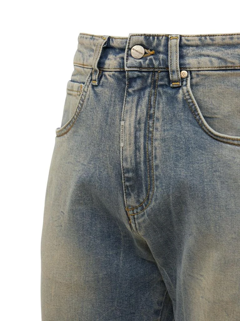 商品Represent|Washed Vintage Straight Leg Jeans,价格¥824,第3张图片详细描述