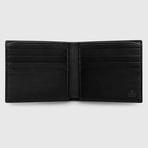 商品Gucci|Gucci 古驰黑色Microguccissima真皮钱包,价格¥4118,第2张图片详细描述