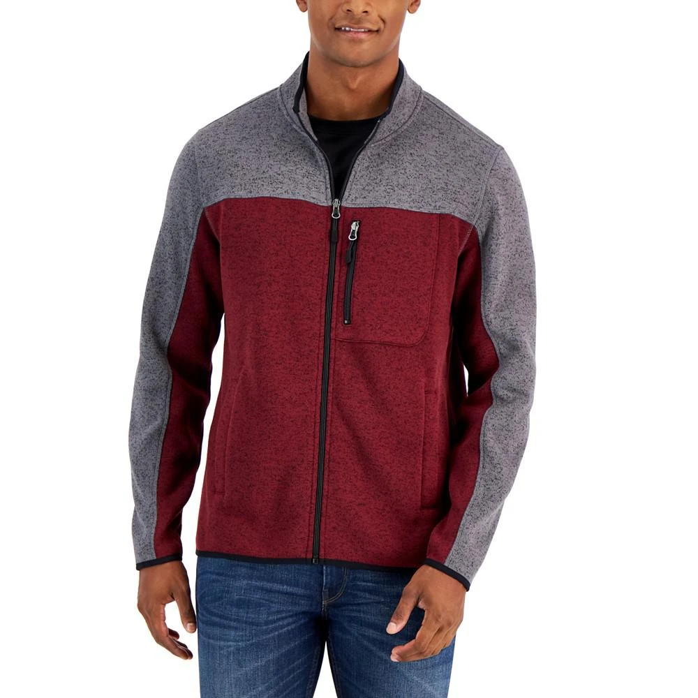 商品Club Room|Men's Full-Zip Fleece Sweater, Created for Macy's,价格¥412,第1张图片