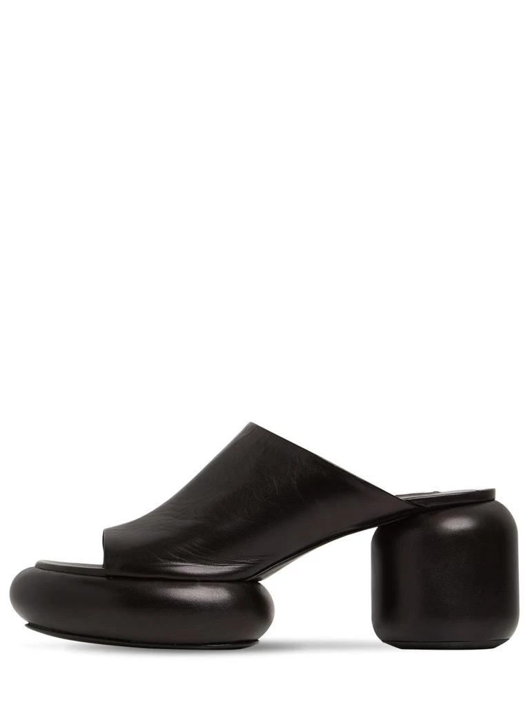 商品Jil Sander|75mm Leather Platform Mules,价格¥5884,第1张图片