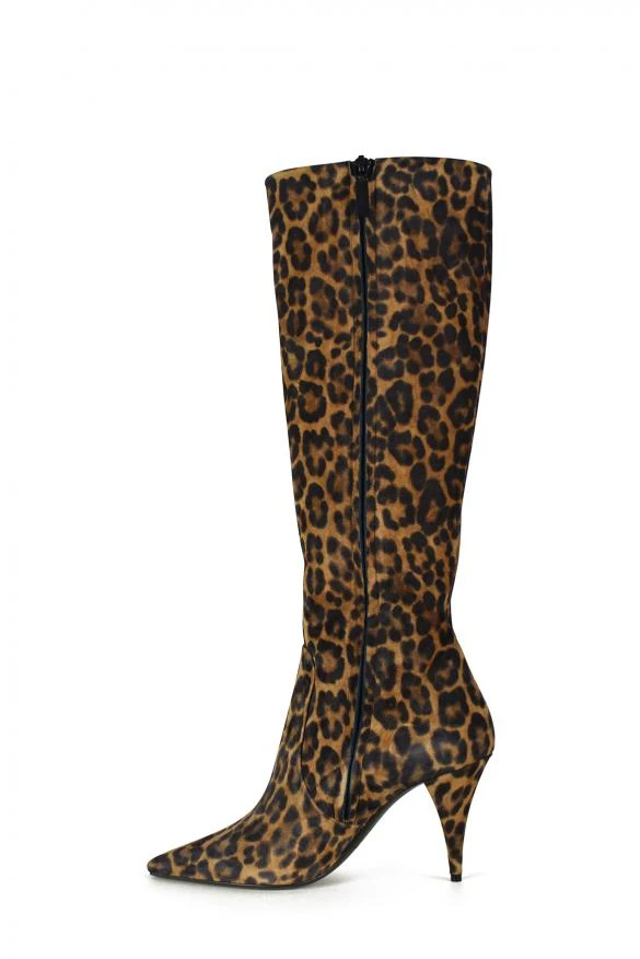 商品Yves Saint Laurent|Kiki leopard boots,价格¥6329,第4张图片详细描述