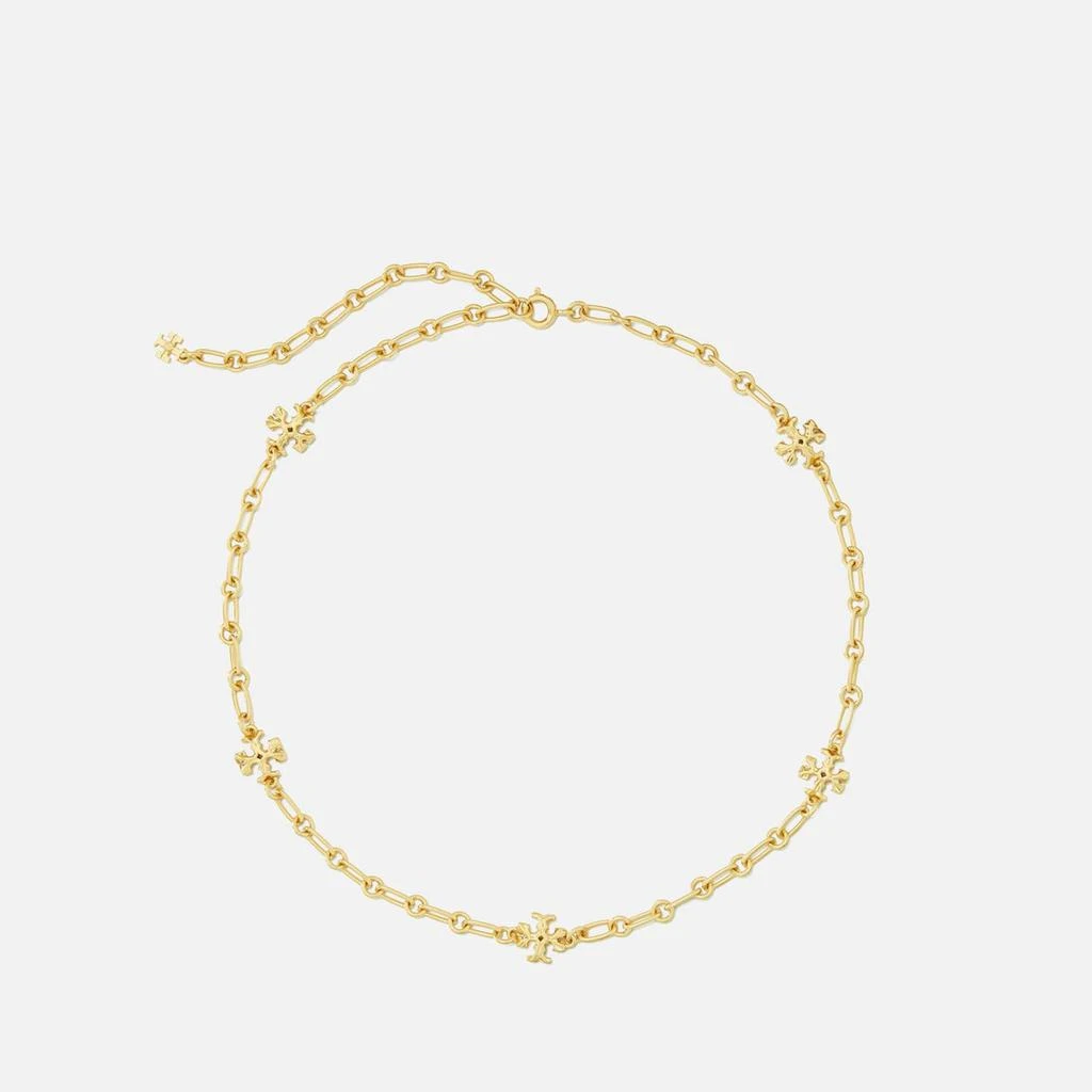 商品Tory Burch|Tory Burch Roxanne Gold-Tone Brass Chain Necklace,价格¥901,第1张图片