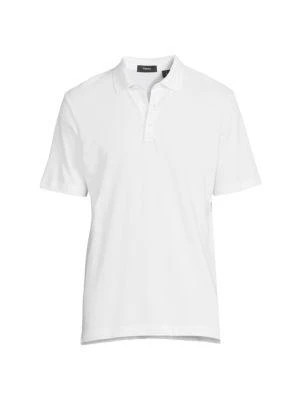 商品Theory|Short Sleeve Pima Cotton Polo,价格¥450,第3张图片详细描述