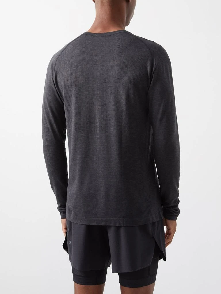 商品Lululemon|Metal Vent 2.0 Silverescent®-mesh long-sleeved top,价格¥719,第5张图片详细描述