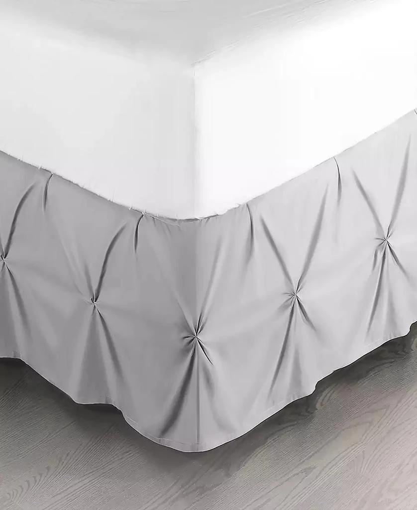 商品Nestl|Bedding 14" Tailored Pinch Pleated Bedskirt, California King,价格¥93,第4张图片详细描述