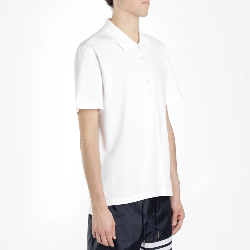 THOM BROWNE 白色男士POLO衫 MJP052A-00042-100 商品