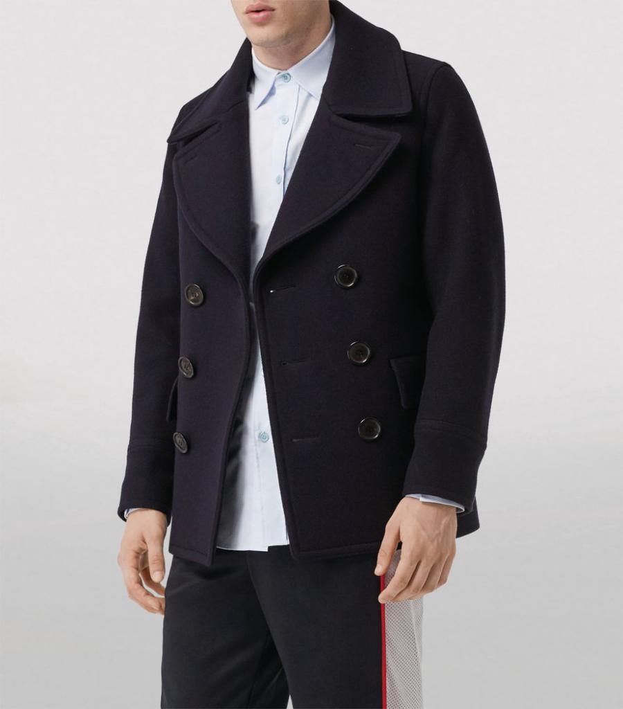 商品Burberry|Double-Breasted Pea Coat,价格¥8877,第7张图片详细描述