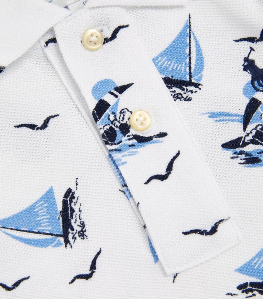 商品Ralph Lauren|Sailboat Print Polo Shirt (3-24 Months),价格¥530,第5张图片详细描述