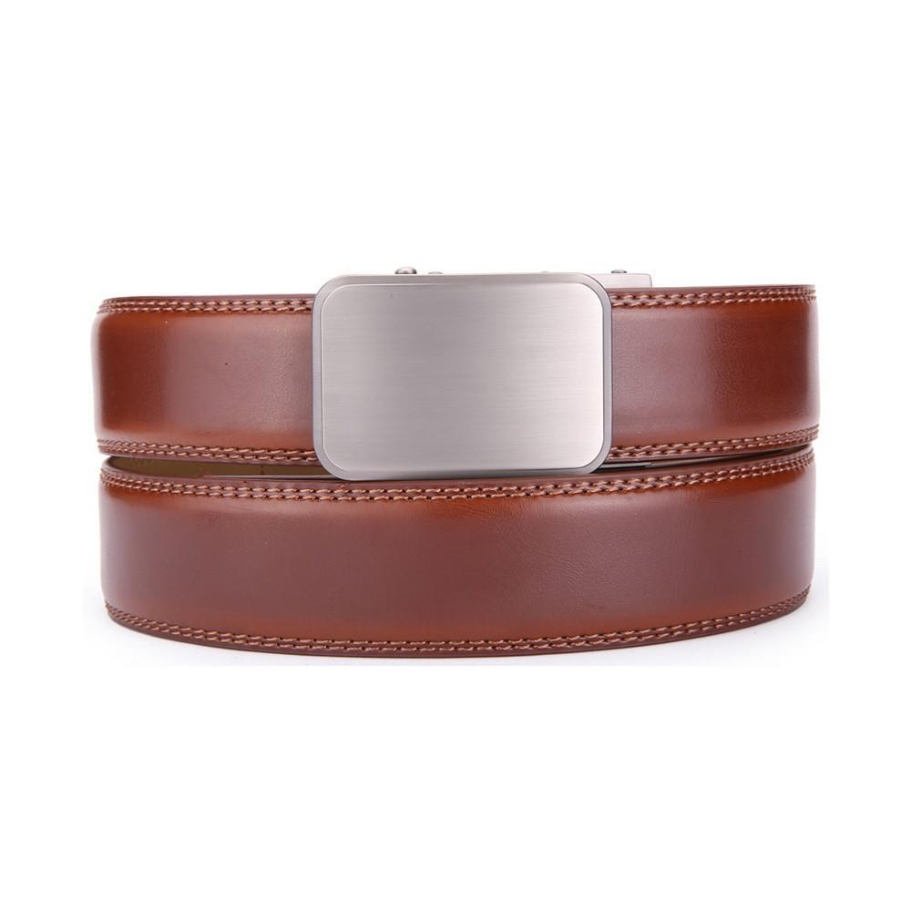 商品Mio Marino|Men's Solid Buckle Ratchet Belts,价格¥205,第7张图片详细描述