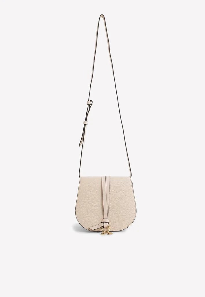 商品Chloé|Logo Charm Nano Saddle Bag,价格¥5567,第1张图片