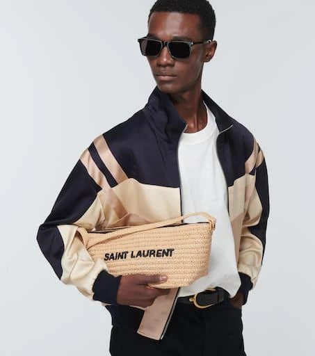 商品Yves Saint Laurent|酒椰叶纤维单肩包,价格¥11419,第2张图片详细描述