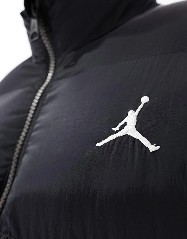 商品Jordan|Jordan Flight Essentials  puffer coat in black,价格¥1169,第2张图片详细描述