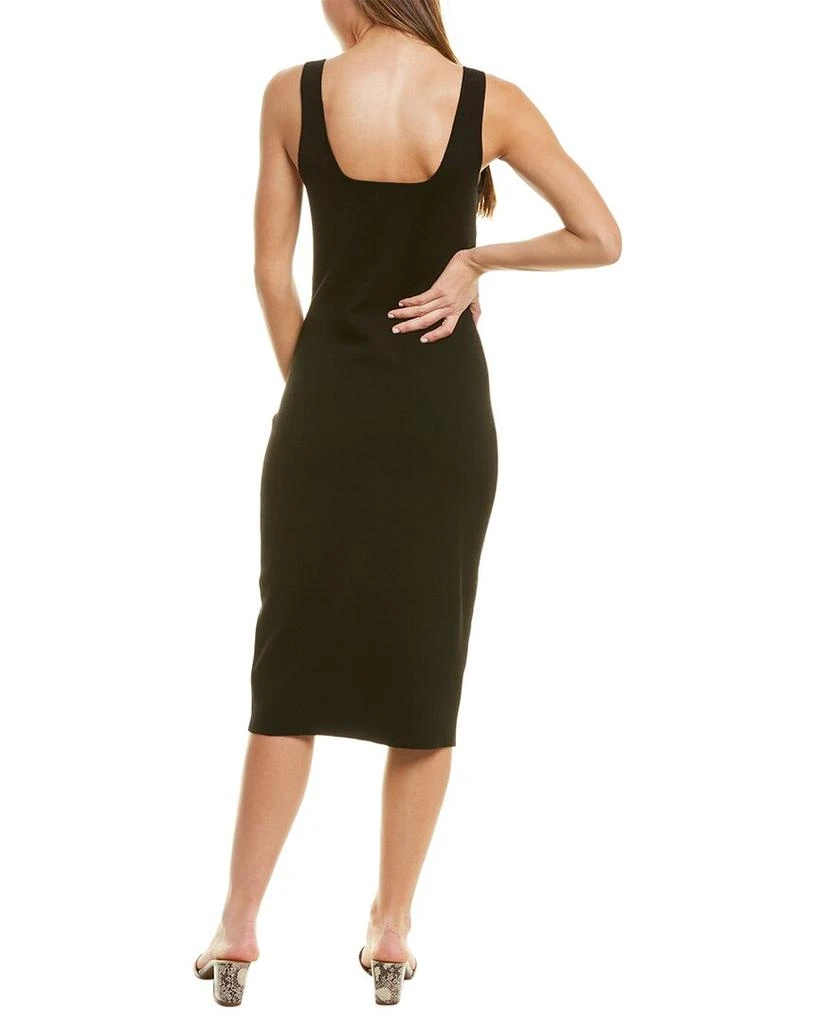 商品Vince|Vince Square Neck Wool-Blend Midi Dress,价格¥575,第2张图片详细描述
