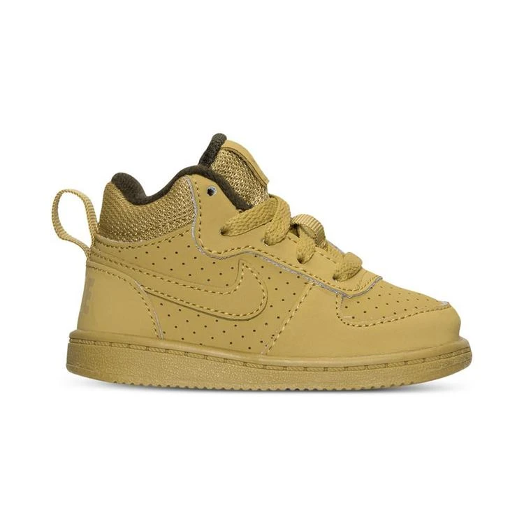 商品NIKE|男幼童Toddler Boys' Court Borough Mid Premium Casual Sneakers from Finish Line,价格¥223,第2张图片详细描述