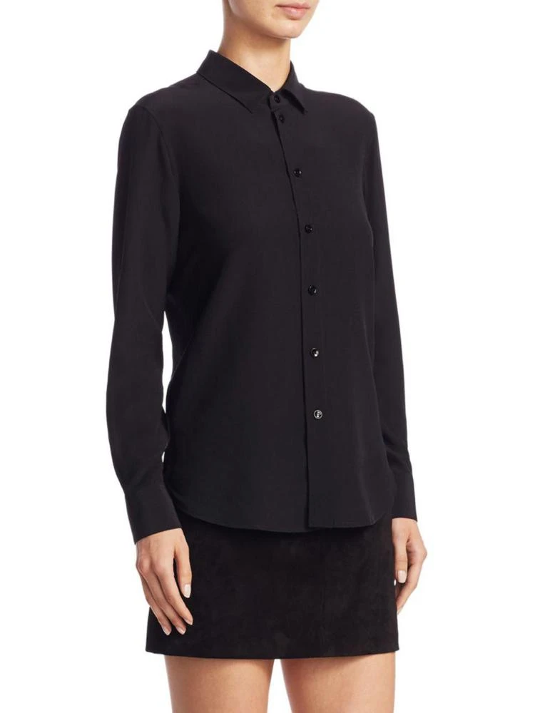 商品Yves Saint Laurent|Saint Laurent - Silk Button-Front Blouse,价格¥7391,第3张图片详细描述