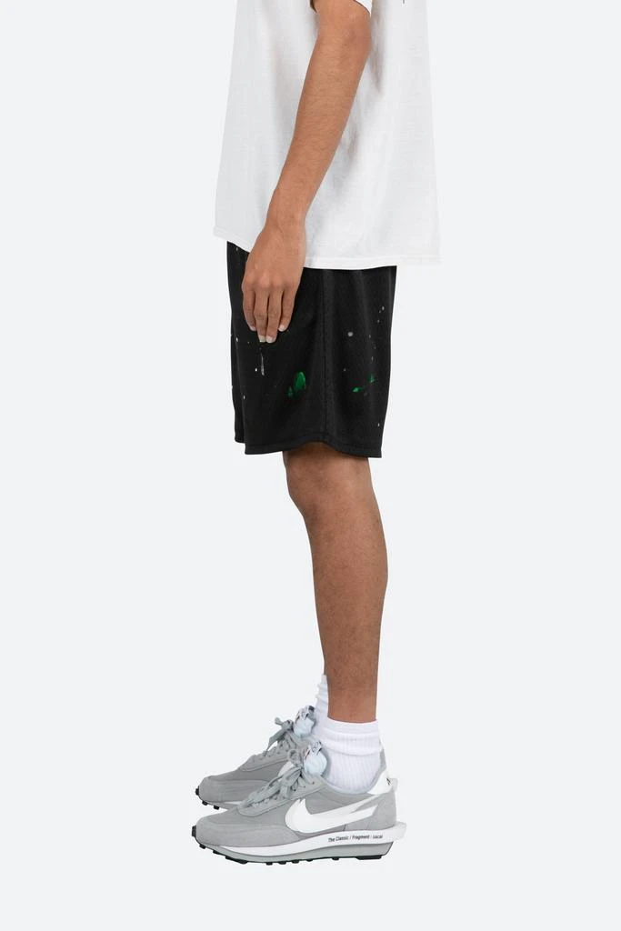 商品MNML|Painter Mesh Shorts - Black,价格¥136,第3张图片详细描述
