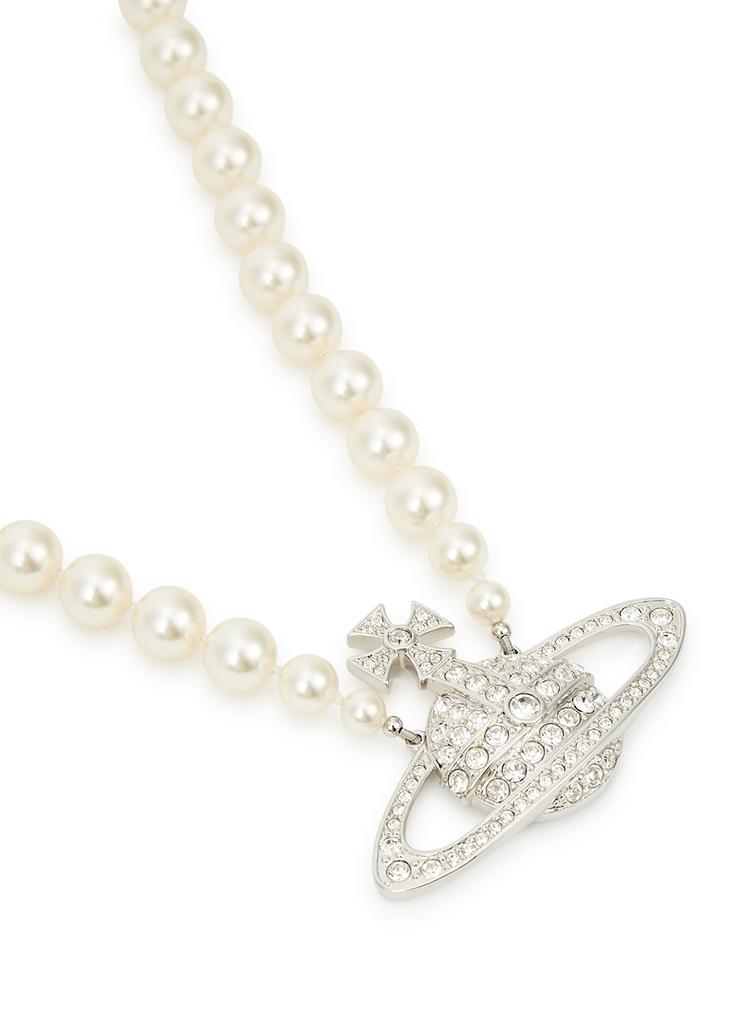 Bas Relief Swarovski pearl orb necklace商品第3张图片规格展示