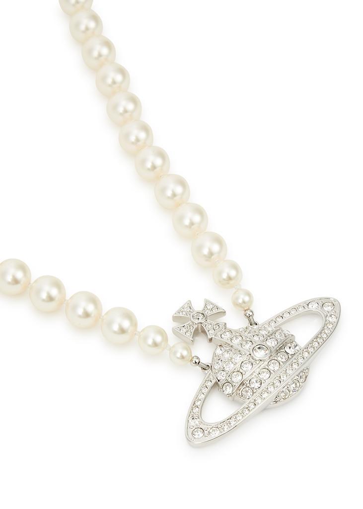 商品Vivienne Westwood|Bas Relief Swarovski pearl orb necklace,价格¥1837,第5张图片详细描述
