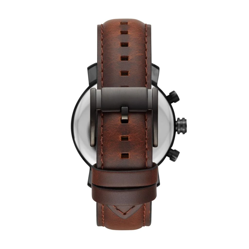 商品Fossil|Fossil Men's Rhett Chronograph, Black-Tone Stainless Steel Watch,价格¥354,第1张图片详细描述