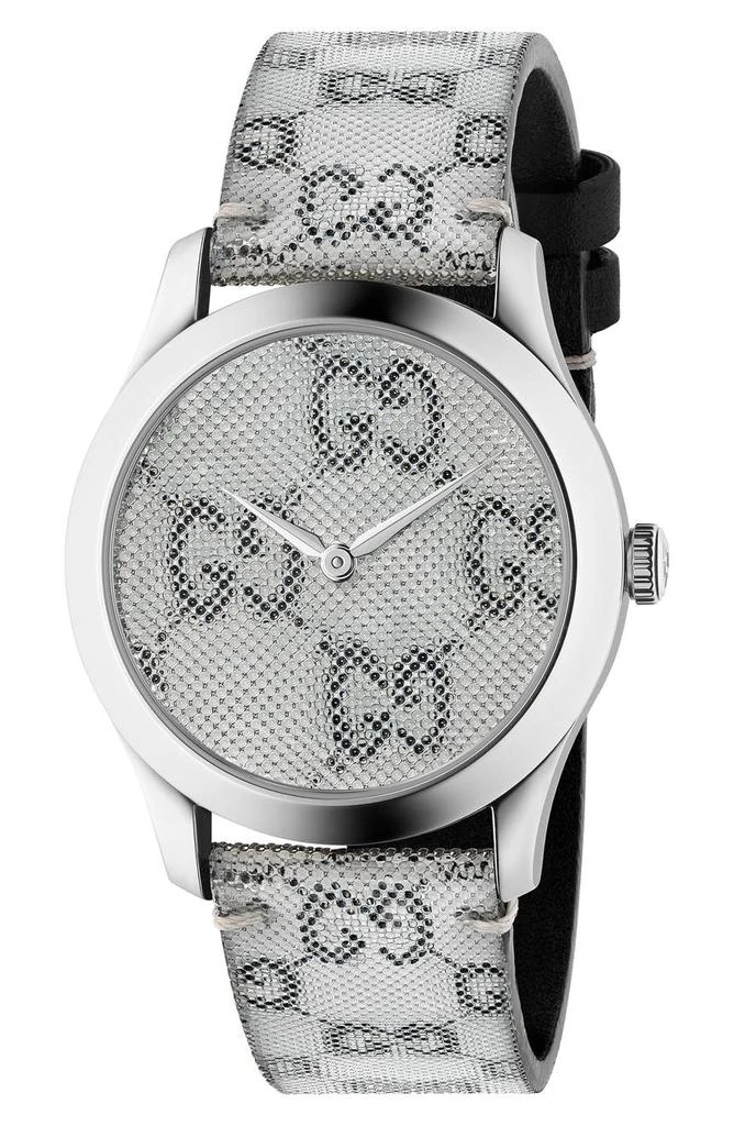 商品Gucci|G-Timeless Holo Strap Watch, 38mm,价格¥3753,第1张图片