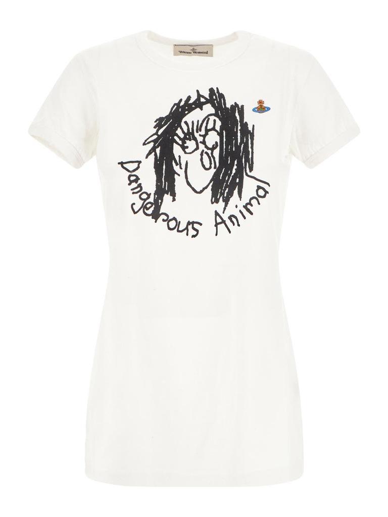 商品Vivienne Westwood|Oversized Dangerous Animal T-shirt,价格¥1243,第1张图片