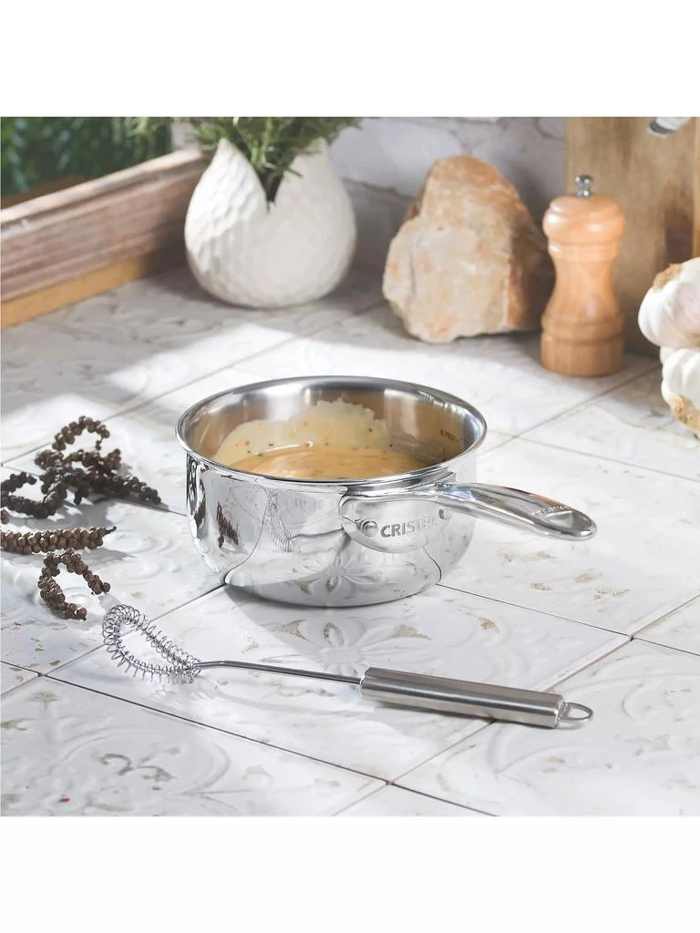 商品Cristel|Castel Pro Mini 0.9 Qt. Fixed-Handle Saucepan,价格¥1039,第4张图片详细描述