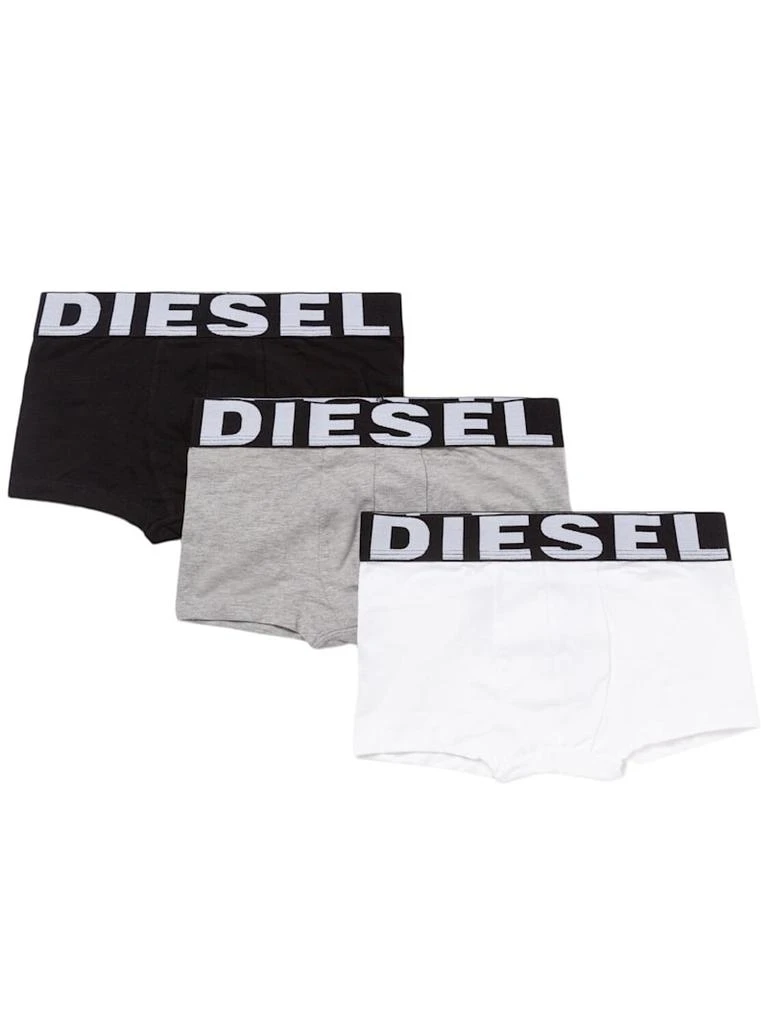 商品Diesel|棉质平纹针织平角内裤3条套装,价格¥253,第1张图片