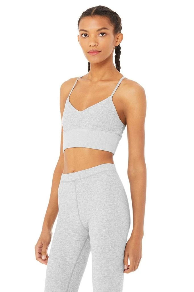 商品Alo|Alosoft Lavish Bra - Zinc Heather,价格¥287,第2张图片详细描述
