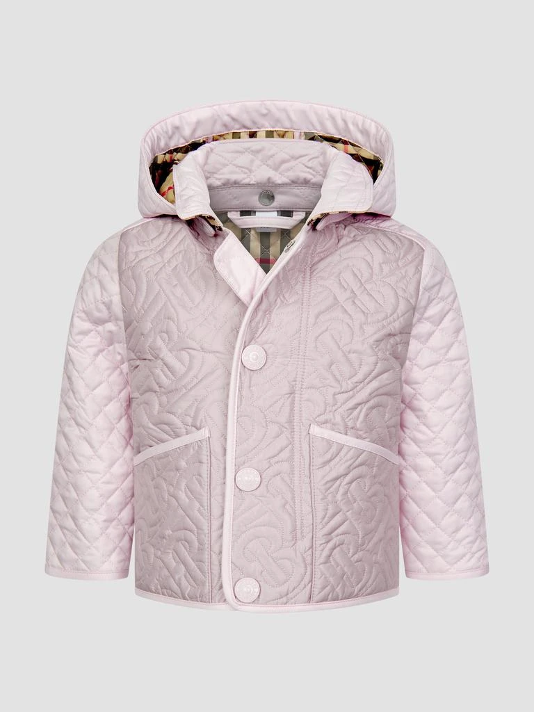 商品Burberry|Burberry Pink Baby Girls Jacket,价格¥1828,第1张图片