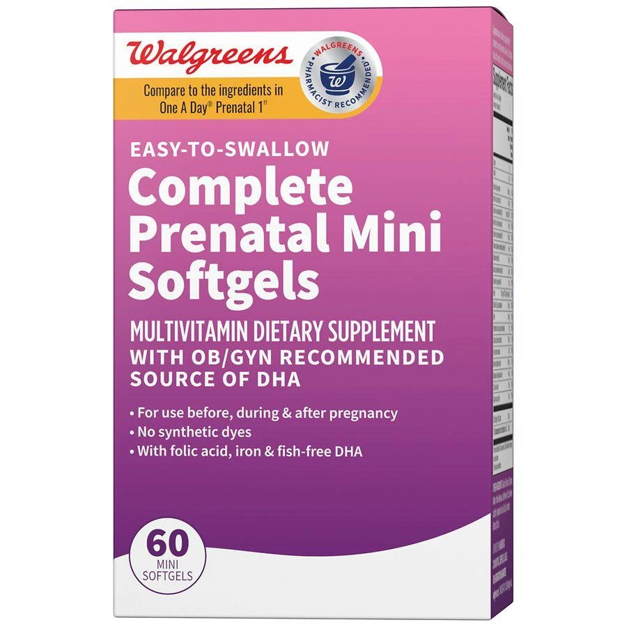 商品Walgreens|Easy-to-Swallow Complete Prenatal Mini,价格¥166,第1张图片