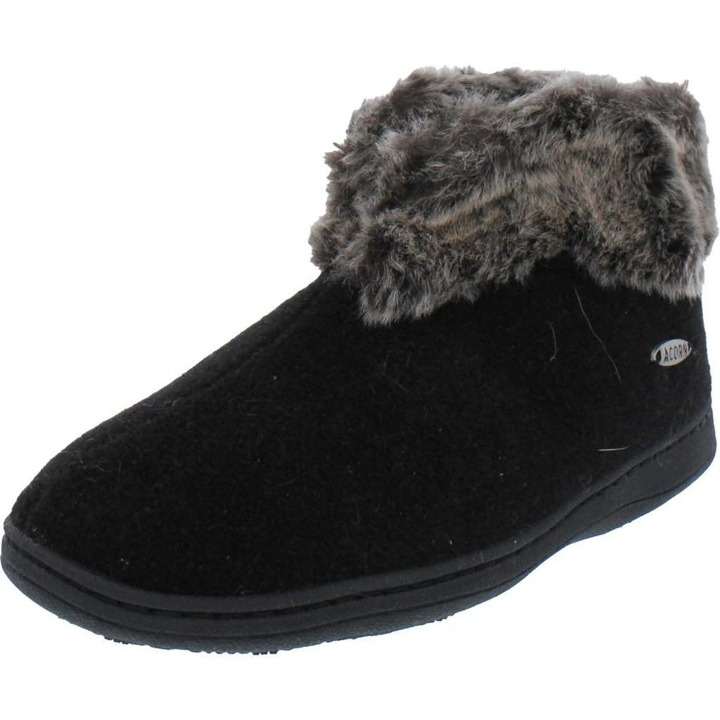 商品Acorn|Acorn Womens Chinchilla Casual Faux Fur Booties,价格¥109,第2张图片详细描述