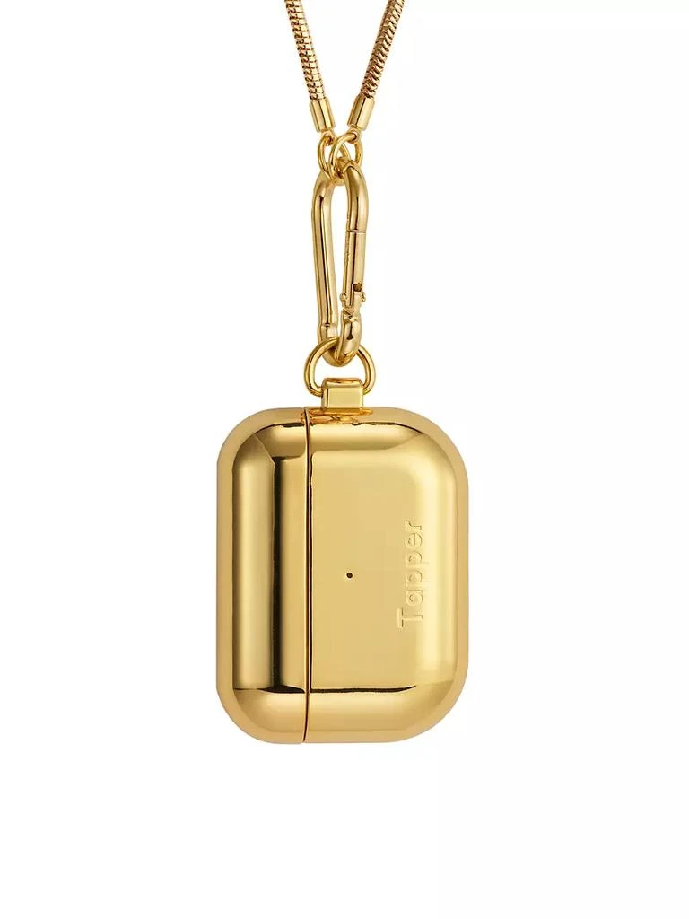 商品Tapper|18K Gold-Plated Brass Airpods Pro Neck Case,价格¥1218,第1张图片