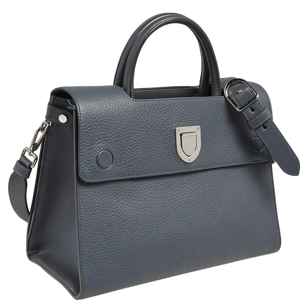 商品[二手商品] Dior|Dior Grey Leather Medium Diorever Tote,价格¥6190,第3张图片详细描述