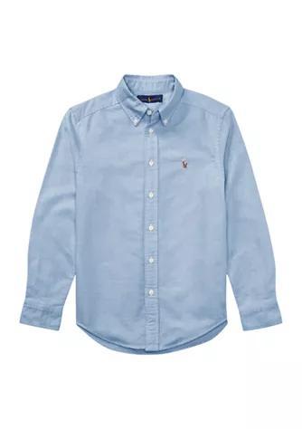 商品Ralph Lauren|Boys 8-20 Cotton Oxford Shirt,价格¥395,第1张图片