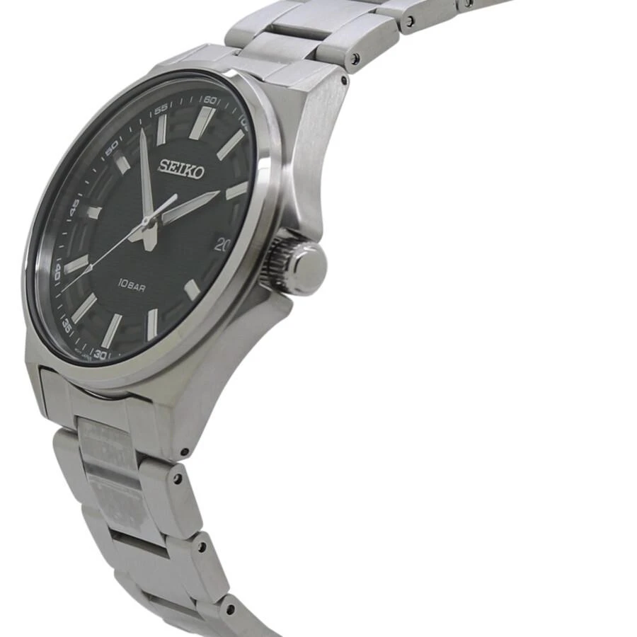 商品Seiko|Quartz Green Dial Stainless Steel Men's Watch SUR503P1,价格¥943,第2张图片详细描述