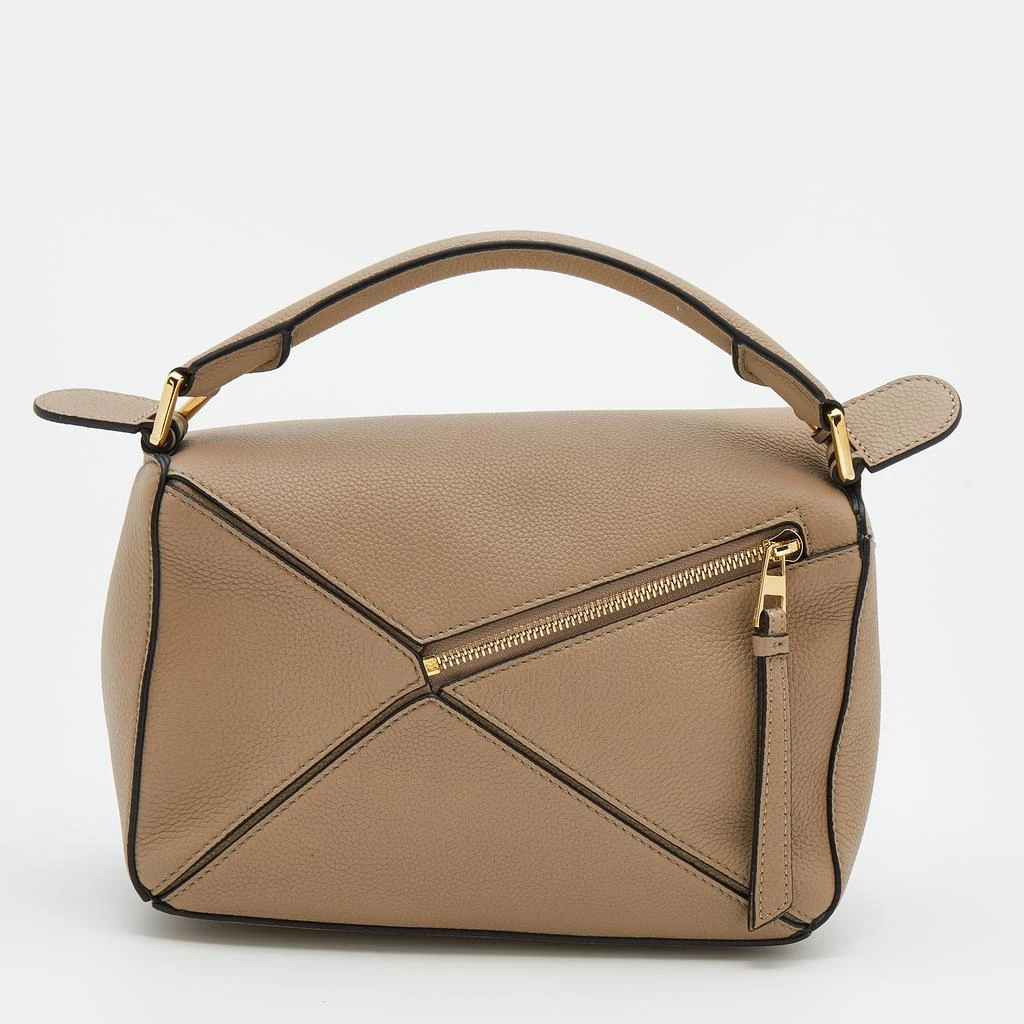 商品Loewe|Loewe Beige Leather Small Puzzle Shoulder Bag,价格¥15322,第4张图片详细描述