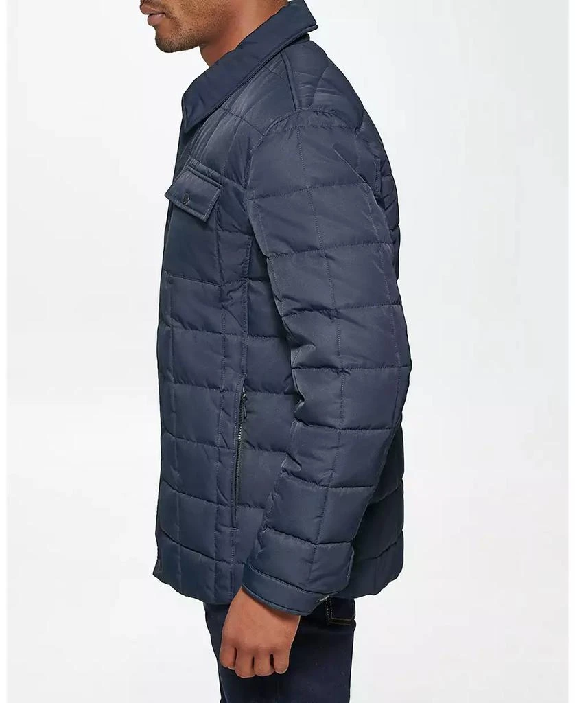 商品Cole Haan|Men's Tech Down Shirt Jacket with Box Quilt Jacket,价格¥831,第4张图片详细描述