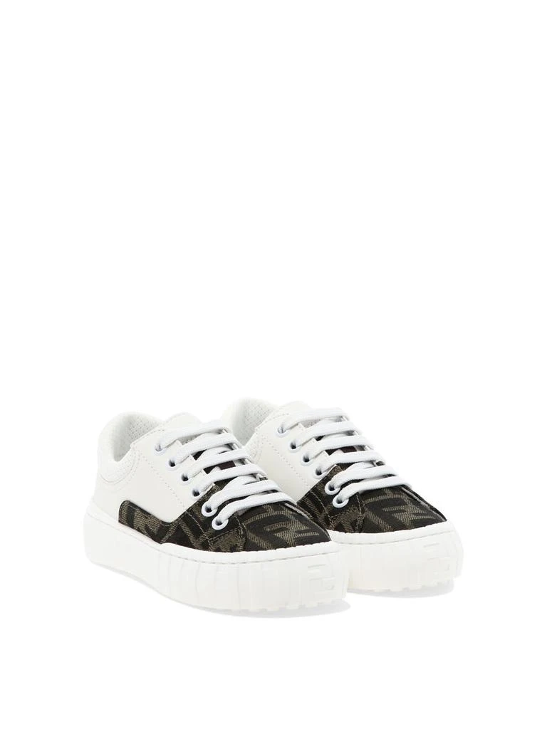 商品Fendi|Fendi Kids Logo Detailed Lace-Up Sneakers,价格¥3872,第3张图片详细描述