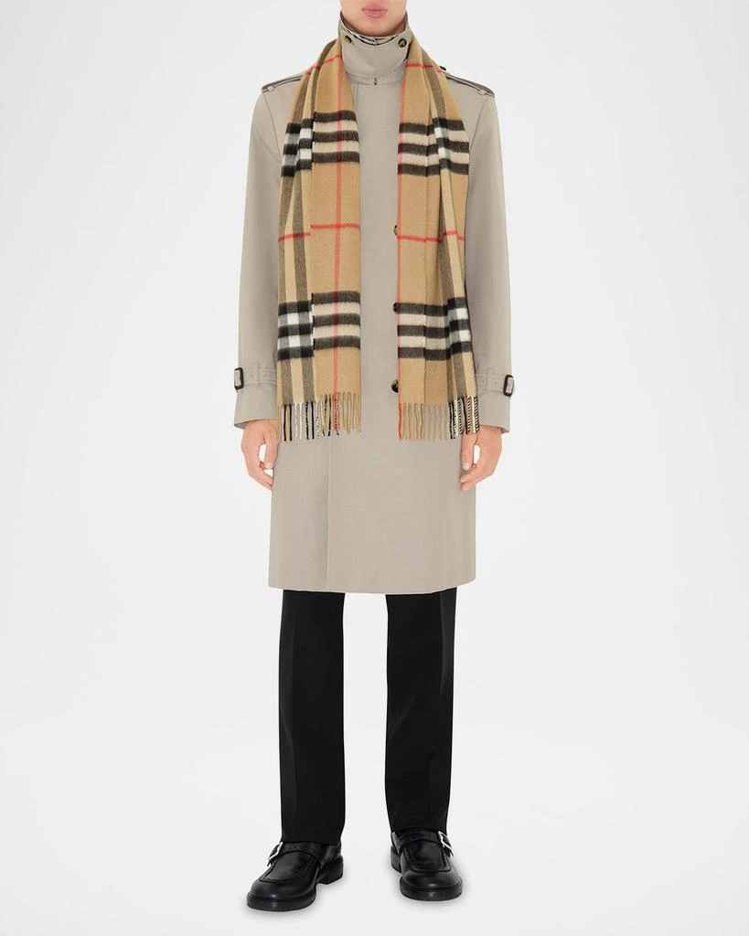 商品Burberry|Giant Check Cashmere Scarf,价格¥4864,第3张图片详细描述