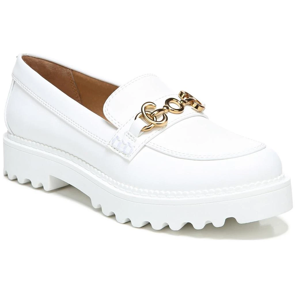 商品Sam Edelman|Circus by Sam Edelman Womens Deana Faux Leather Slip On Fashion Loafers,价格¥118,第3张图片详细描述