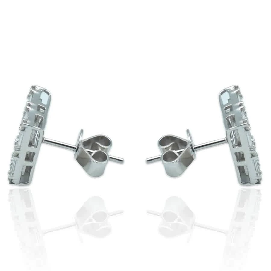 商品Tresorra|18K White Gold Diamond Stud Earrings,价格¥12000,第2张图片详细描述