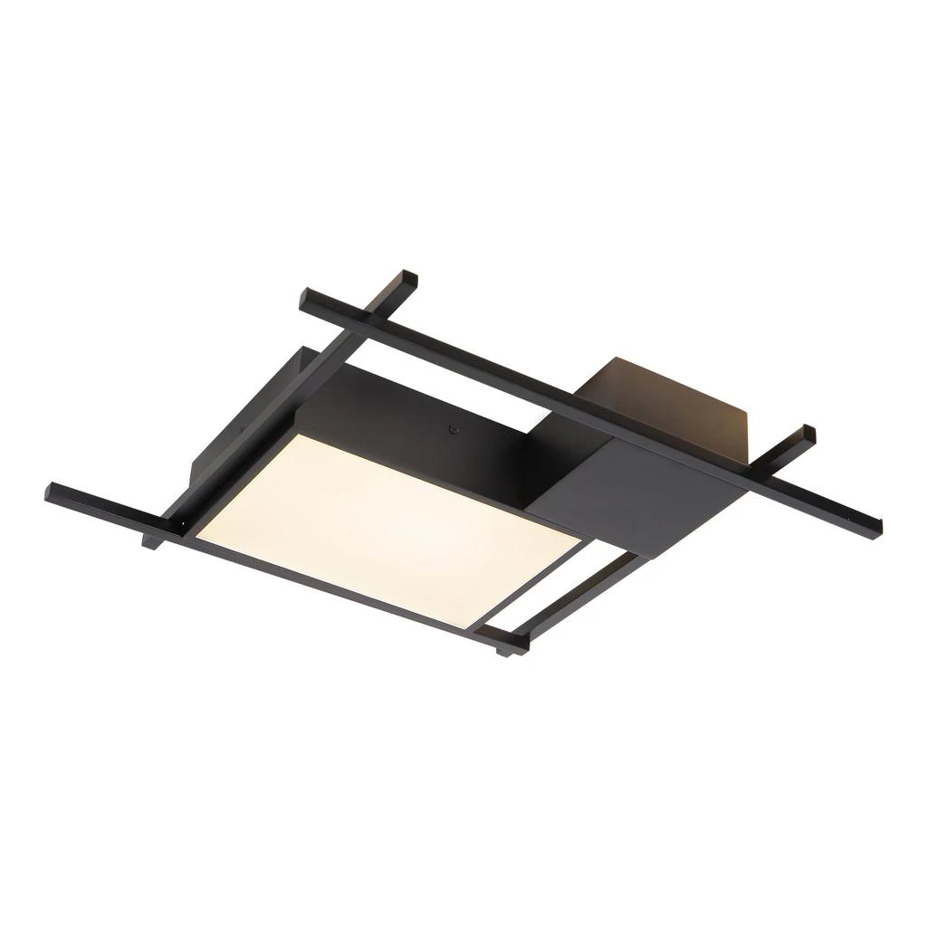 商品VONN Lighting|Radium VRCF49304BL 19" Integrated LED Rectangular Ceiling Light Fixture in Black,价格¥2411,第1张图片