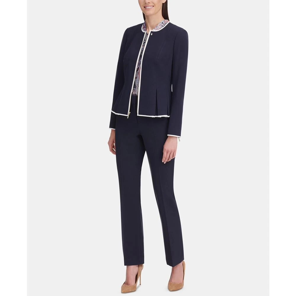 商品Tommy Hilfiger|Women's Zip-Front Peplum Jacket,价格¥1099,第3张图片详细描述